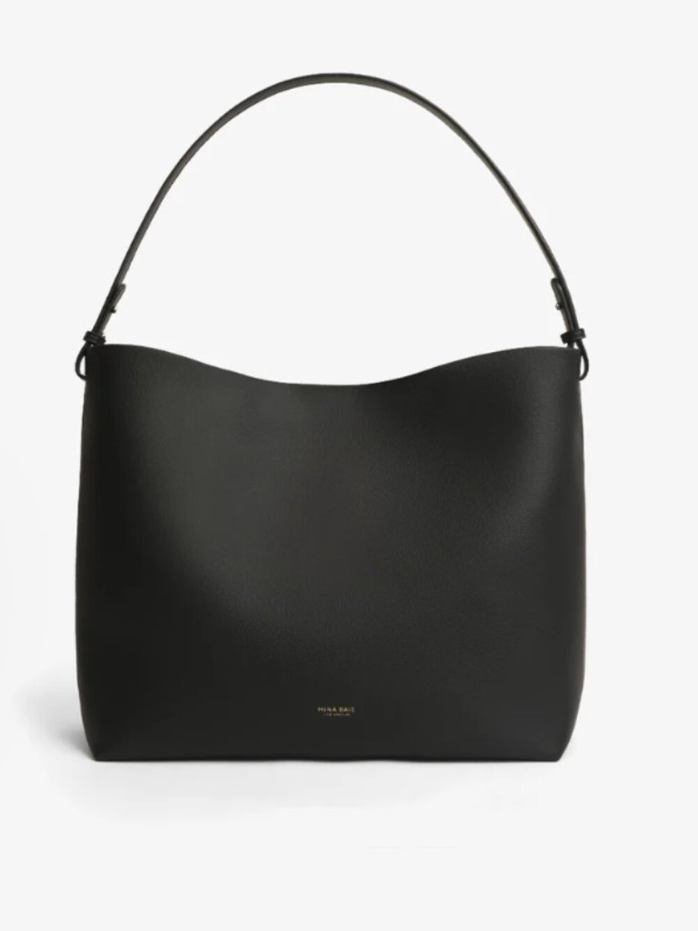 Mina Baie Harlow Vegan Midi Black + Accessories Bundle